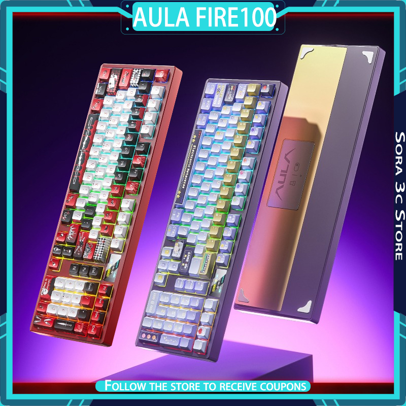 AULA FIRE 100 Mechanical Keybo - Gaming Accessories For Free Fire ulasan dan harga
