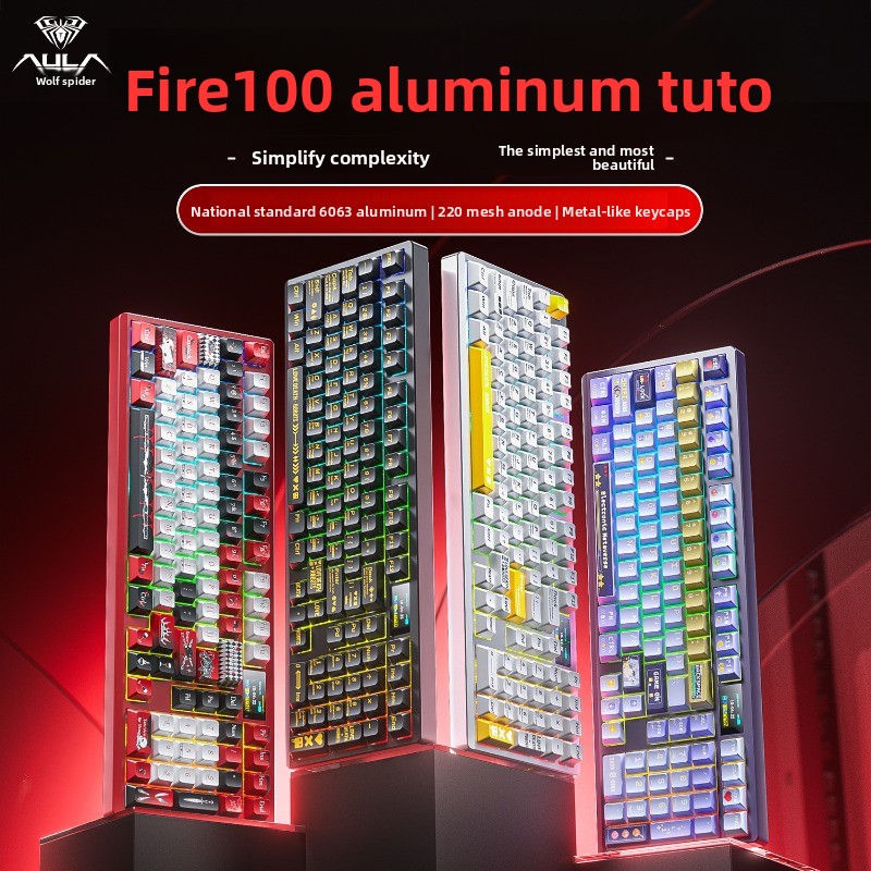 AULA FIRE 100 Mechanical Keybo - Gaming Accessories For Free Fire ulasan dan harga