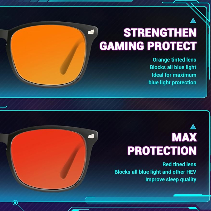 Anti Blue Light Tinted Lenses  - Gaming Glasses Tinted ulasan dan harga