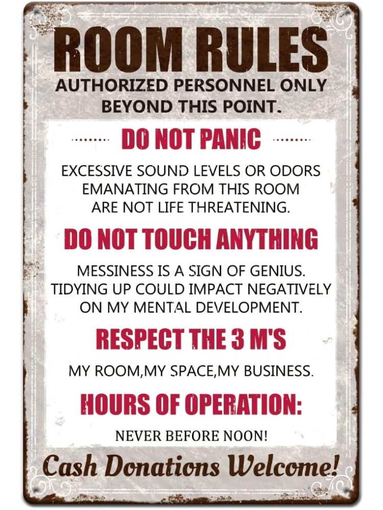 Vintage Decor Metal Tin Sign 1 - Gaming Accessories Wall ulasan dan harga
