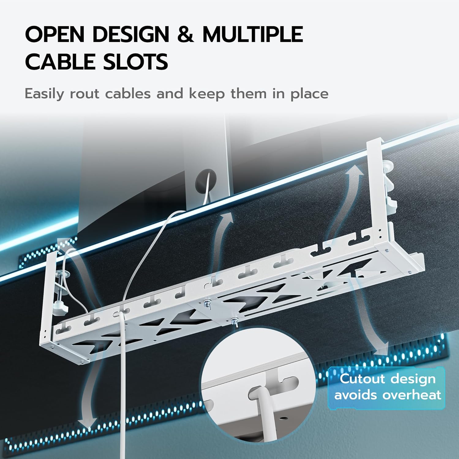 Extendable Under Desk Cable Ma - Gaming Accessories Organizer ulasan dan harga