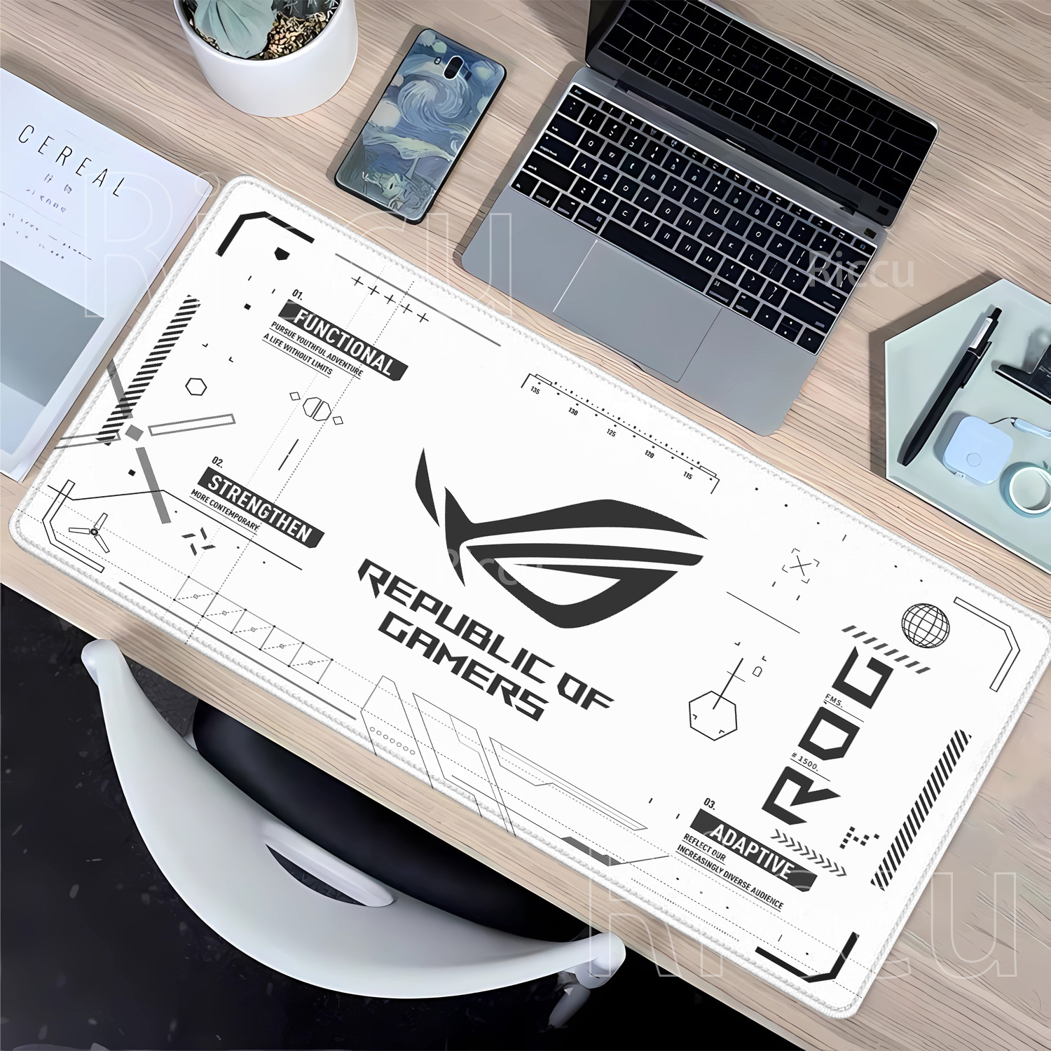 R-ROG Large Gaming Mouse Pad A - Gaming Accessories Asus ulasan dan harga