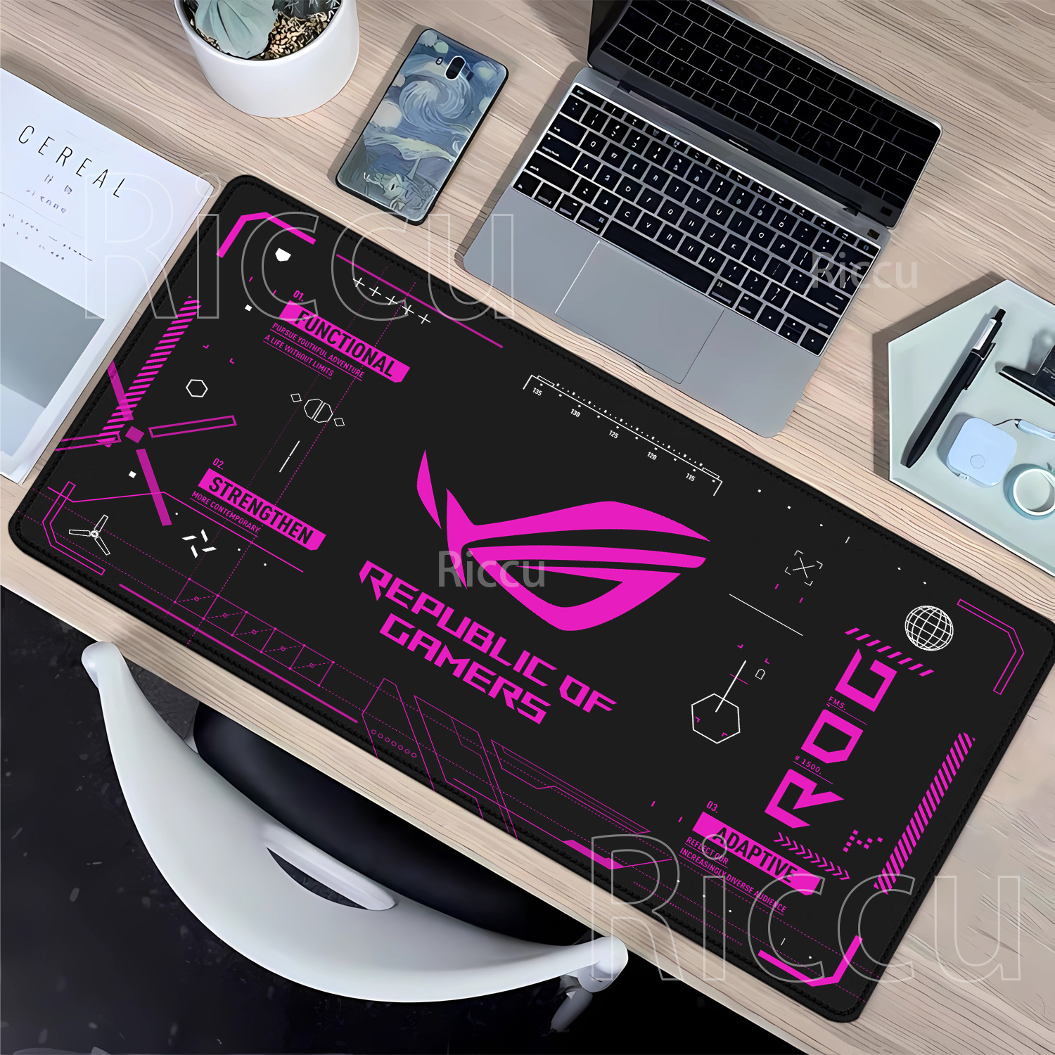 R-ROG Large Gaming Mouse Pad A - Gaming Accessories Asus ulasan dan harga