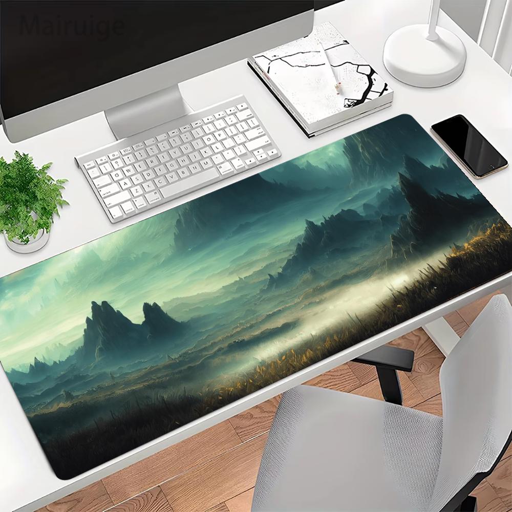 Mouse Pad Playmat Green Forest - Gaming Accessories Organizer ulasan dan harga
