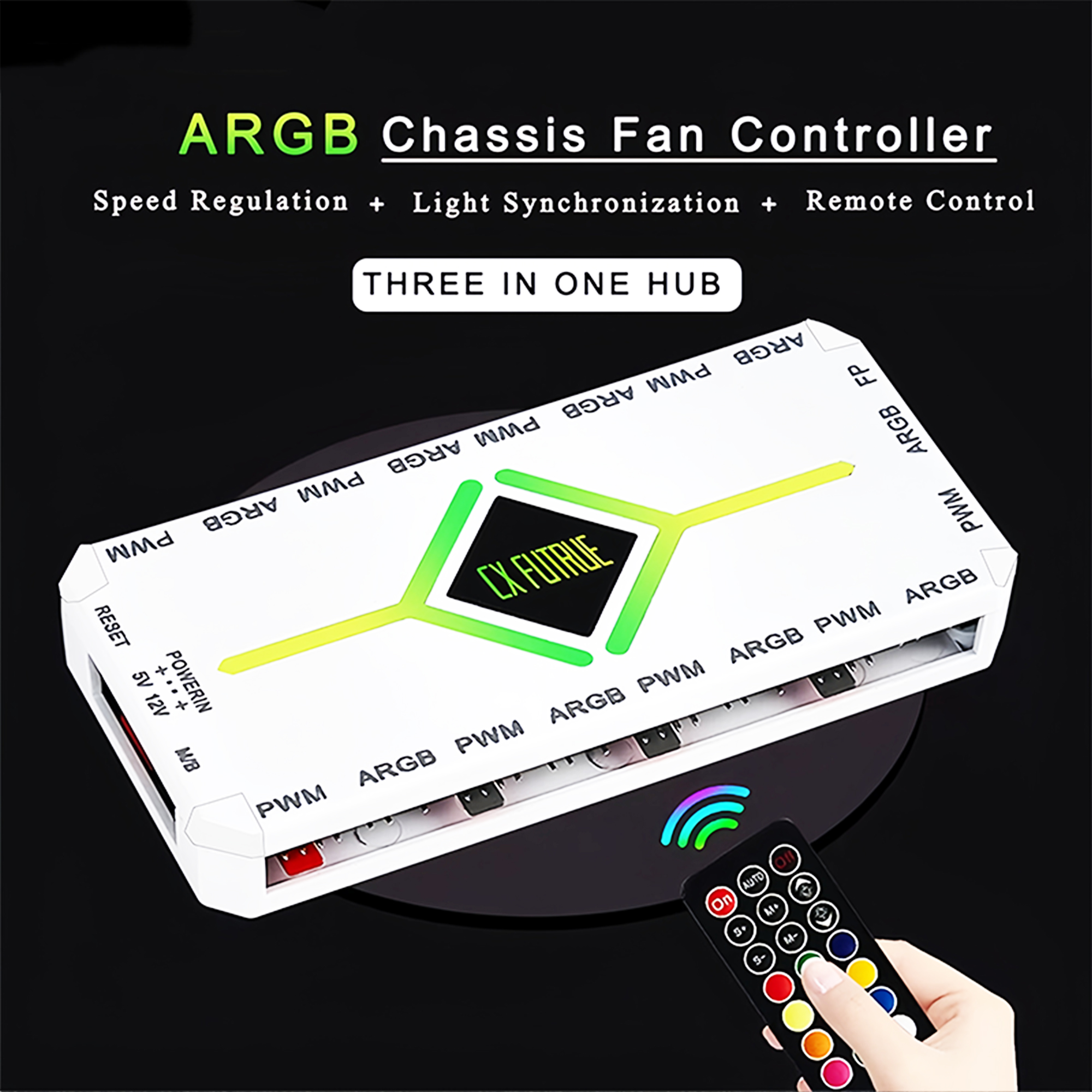 PC ARGB case fan controller -  - Fan Hub Rgb Controller ulasan dan harga