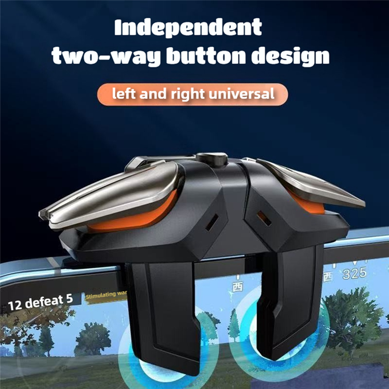 ABUO-Alloy 6 Finger Pulse Auto - Gaming Accessories For Free Fire ulasan dan harga