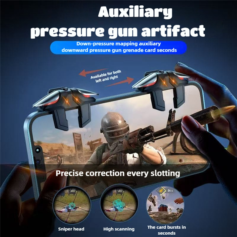 ABUO-Alloy 6 Finger Pulse Auto - Gaming Accessories For Free Fire ulasan dan harga
