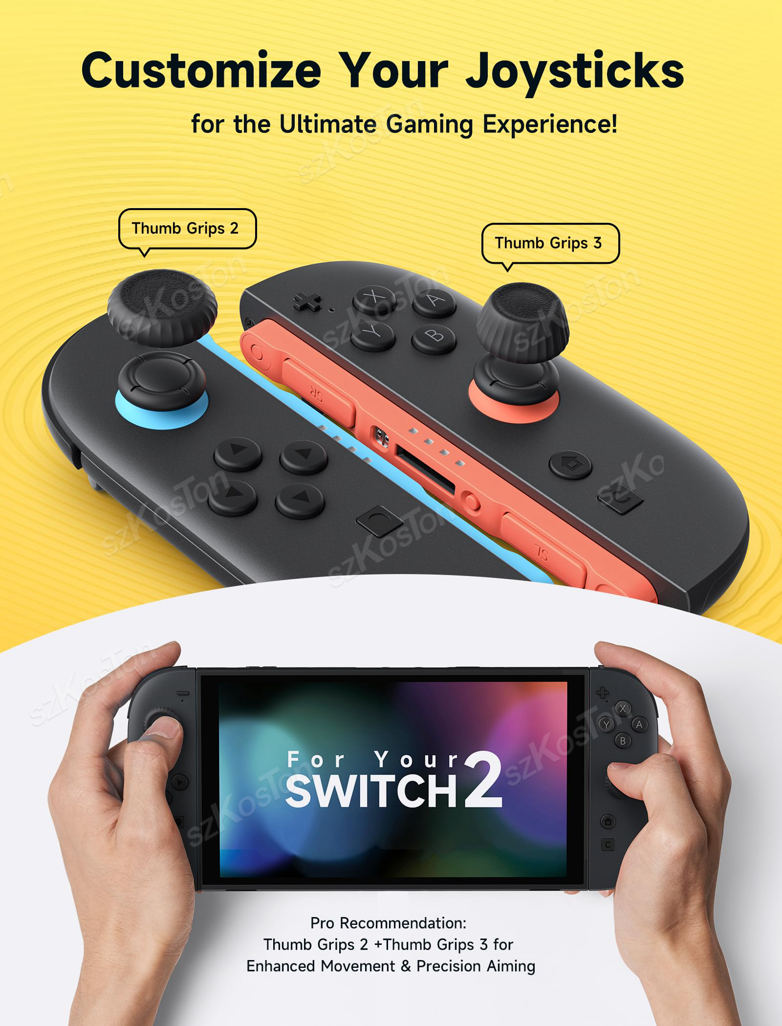 Thumb Grips Caps for Switch 2  - Gaming Accessories Nintendo Switch ulasan dan harga