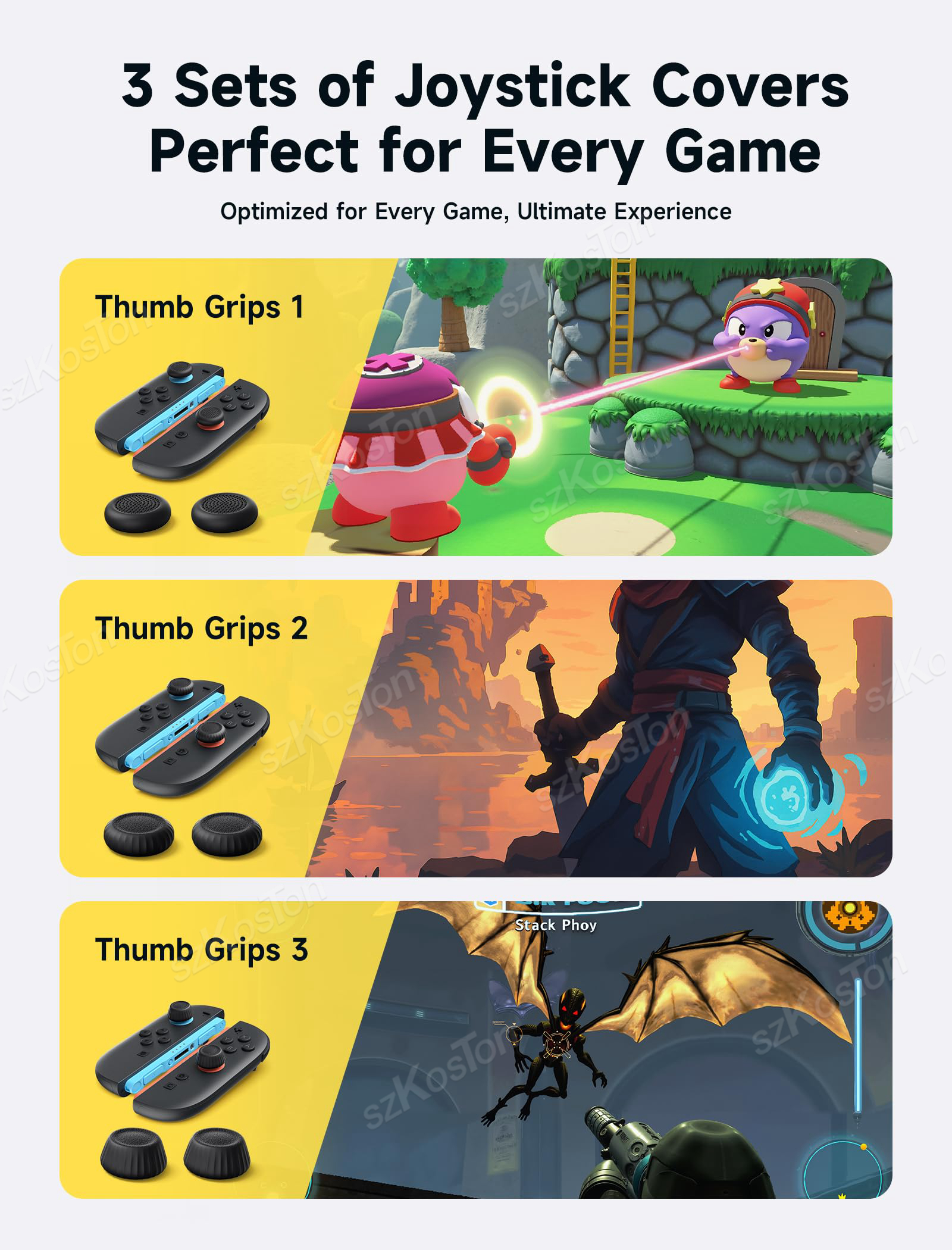 Thumb Grips Caps for Switch 2  - Gaming Accessories Nintendo Switch ulasan dan harga