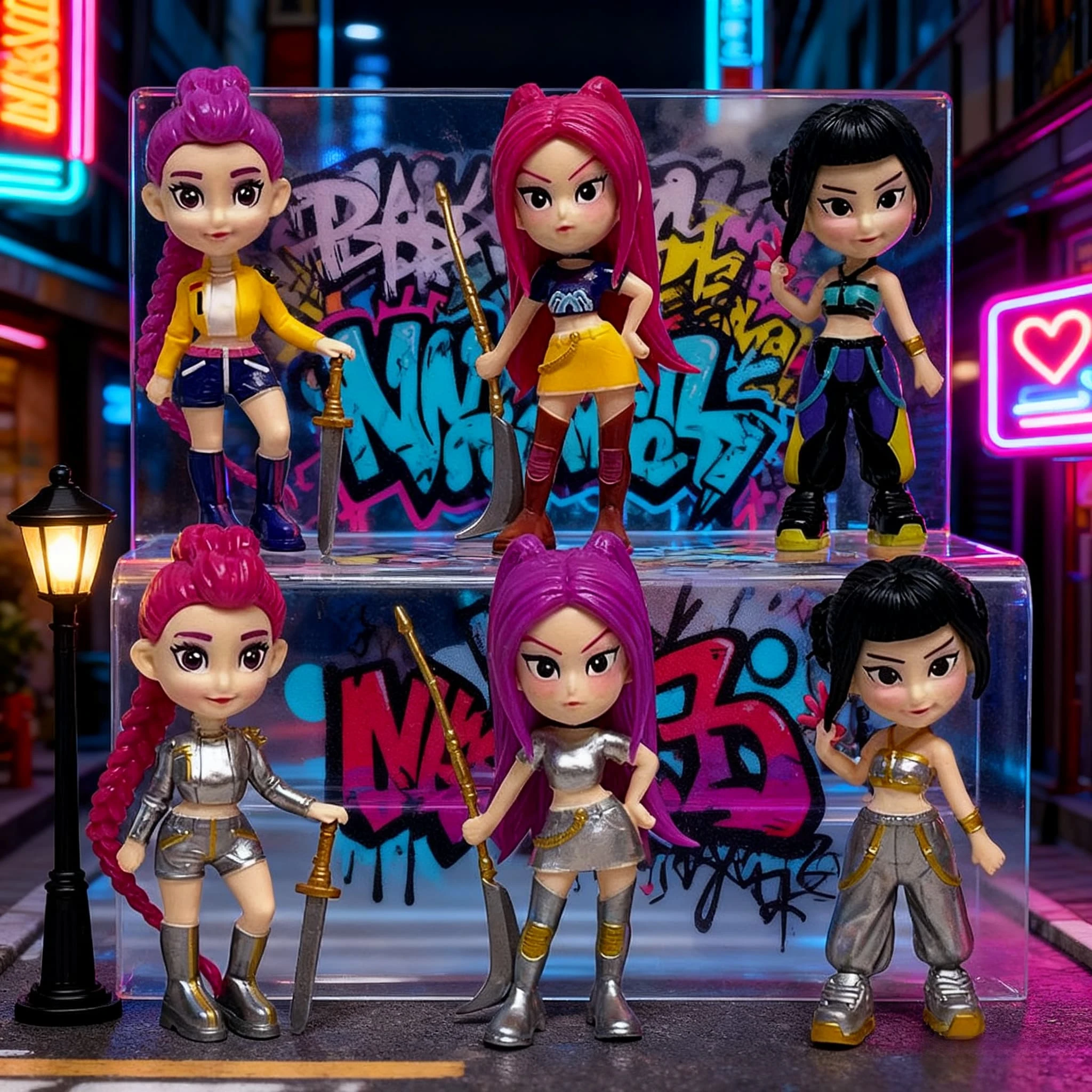 1/3/6PCS 2026 New Hot Girl Fig - Gaming Accessories Toys ulasan dan harga
