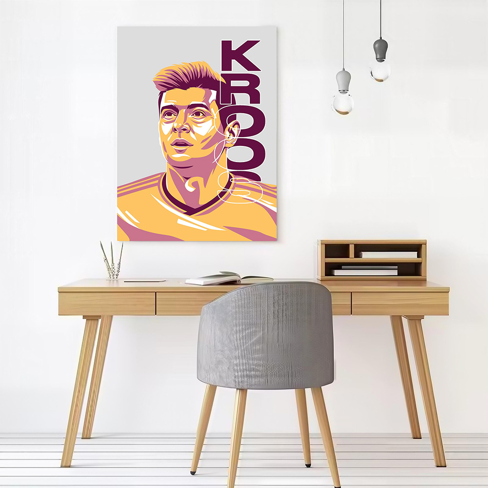 Toni Kroos Canvas Wall Arts Po - Gaming Accessories Wall ulasan dan harga