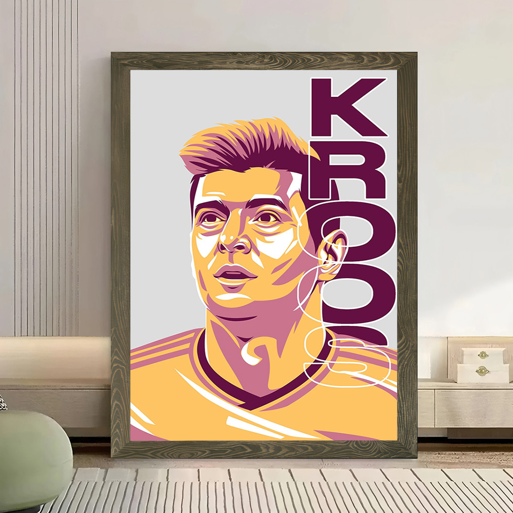 Toni Kroos Canvas Wall Arts Po - Gaming Accessories Wall ulasan dan harga