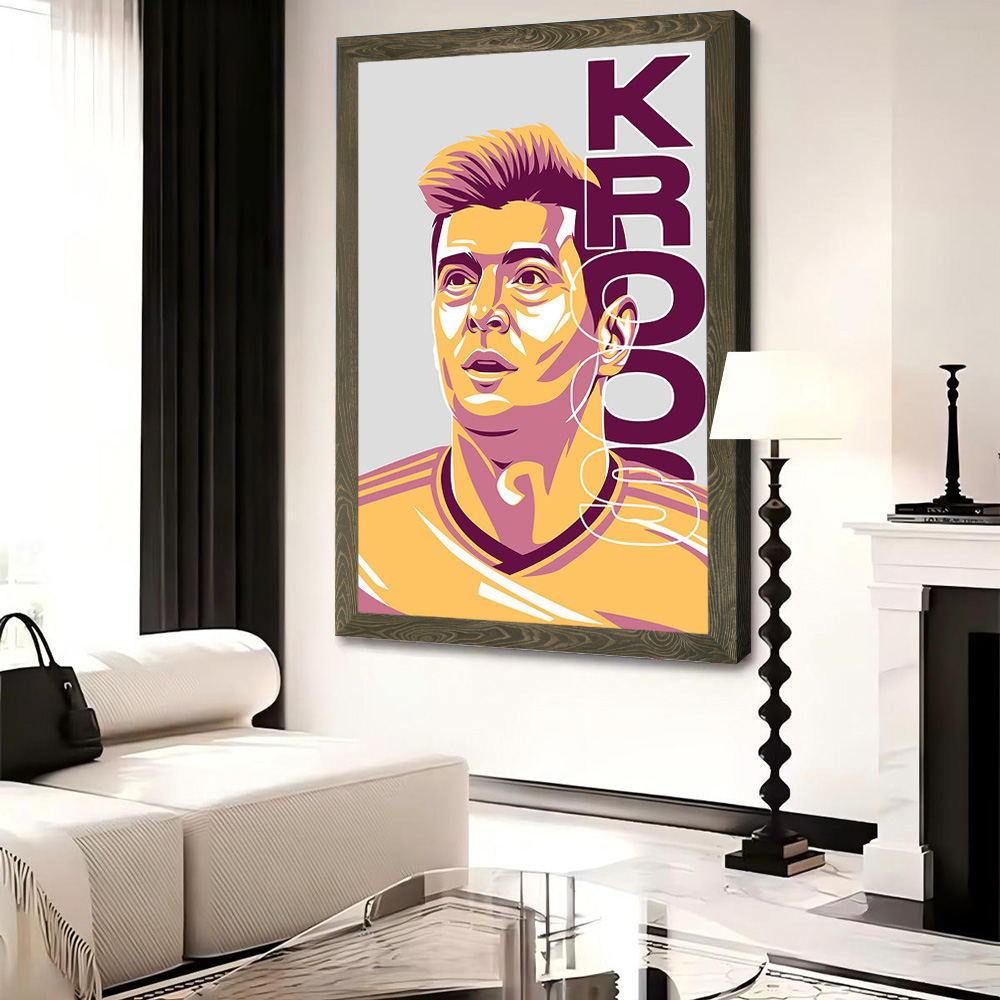 Toni Kroos Canvas Wall Arts Po - Gaming Accessories Wall ulasan dan harga