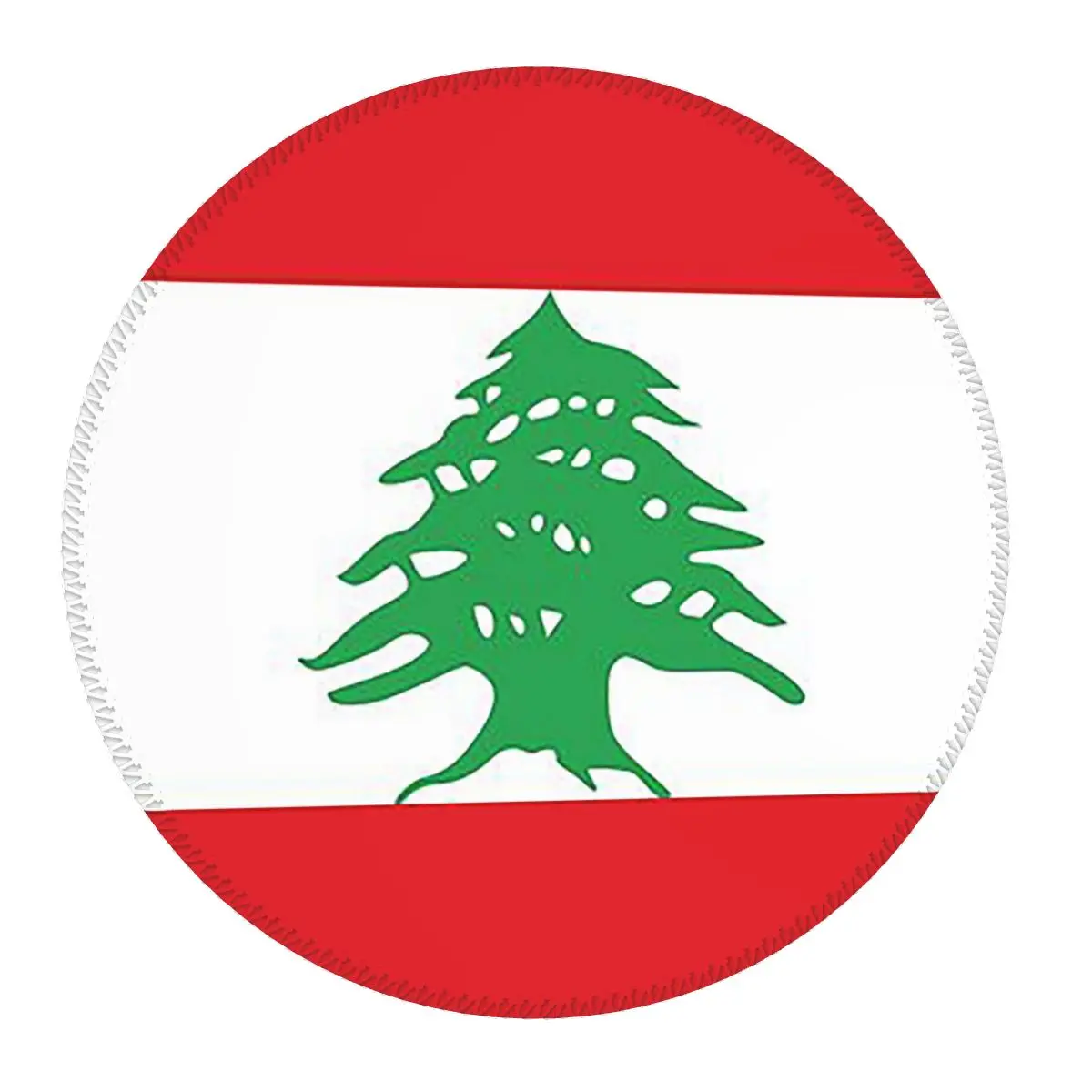 Flag Of Lebanon Round Mouse Pa - Gaming Accessories Lebanon ulasan dan harga