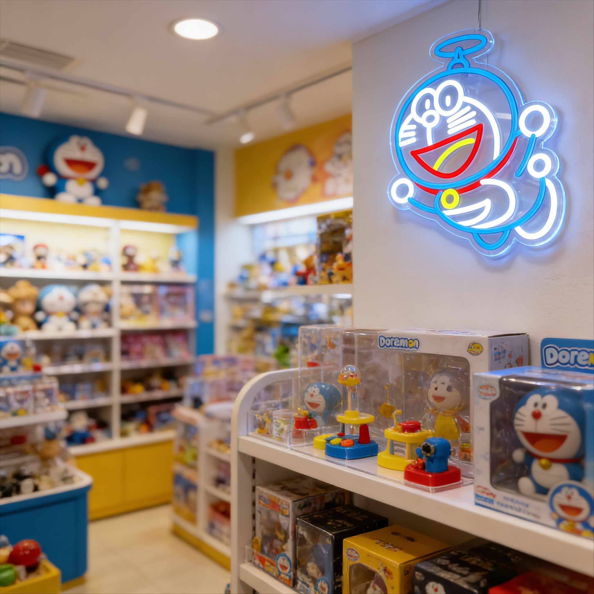 Doraemon Neon Sign LED USB Dim - Gaming Accessories Led ulasan dan harga